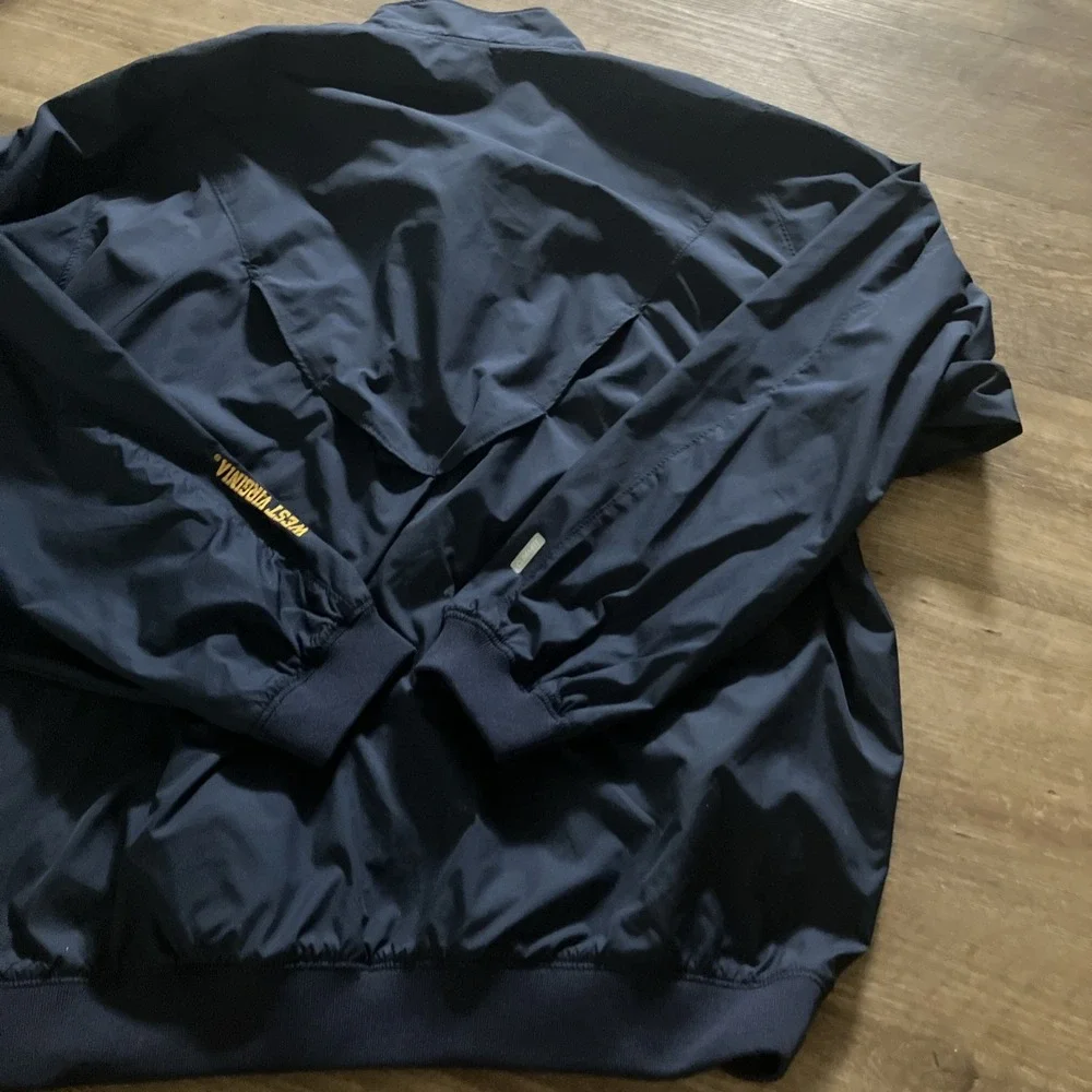 Nike West Virginia Navy Blue Jacket - Size‎ XL Clima-Fit Windbreaker